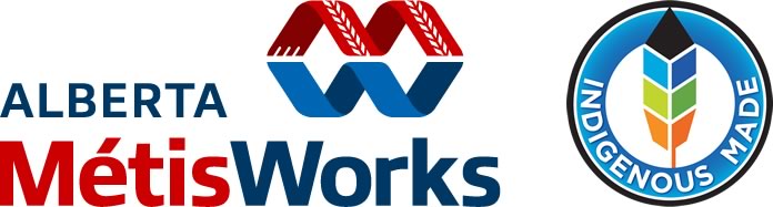 Alberta Metis Works and Indigenous Made logo