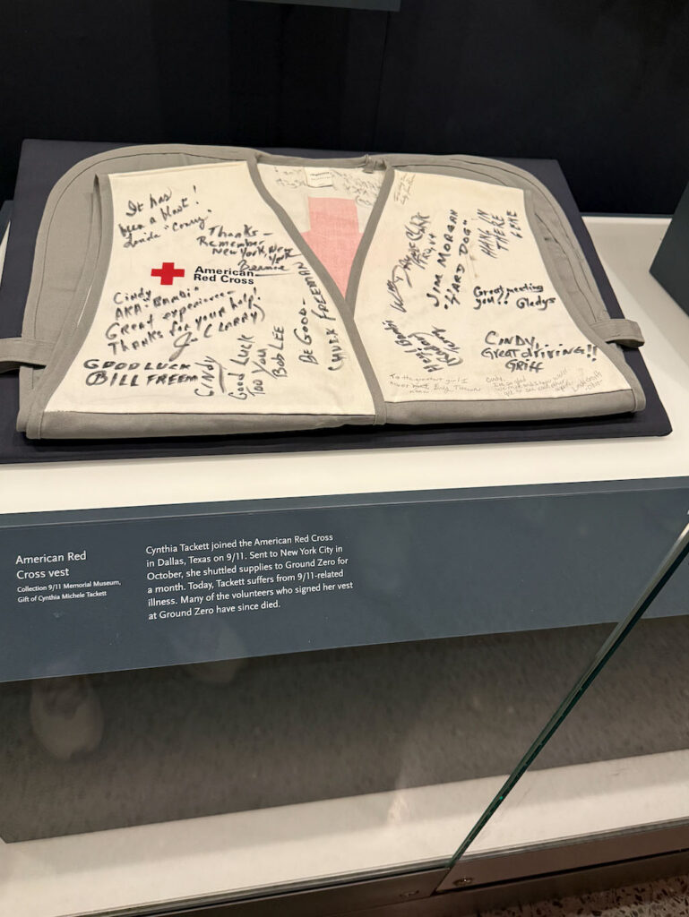 After the Towers Fell: My 9/11 Red Cross Deployment vest